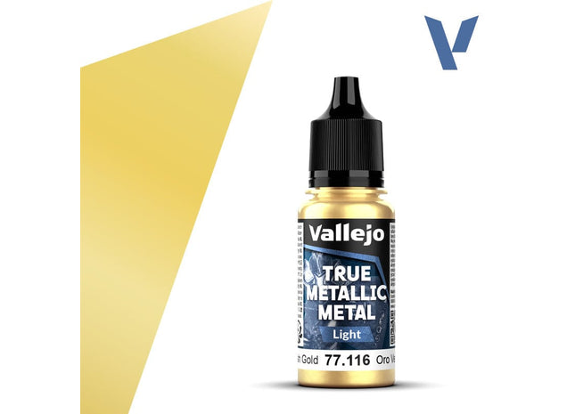 Gamers Guild AZ Vallejo Vallejo True Metallic Metal (Light): Greenish Gold (18 ml) (Pre-Order) AGD