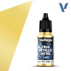 Gamers Guild AZ Vallejo Vallejo True Metallic Metal (Light): Greenish Gold (18 ml) (Pre-Order) AGD