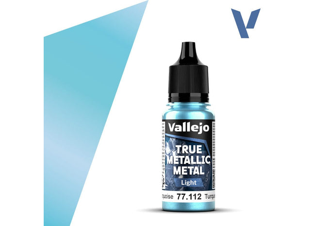 Gamers Guild AZ Vallejo Vallejo True Metallic Metal (Light): Hydra Turquoise (18 ml) (Pre-Order) AGD
