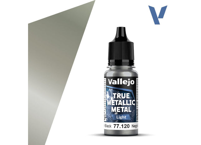 Gamers Guild AZ Vallejo Vallejo True Metallic Metal (Light): Obsidian Black (18 ml) (Pre-Order) AGD