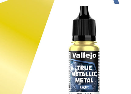 Gamers Guild AZ Vallejo Vallejo True Metallic Metal (Light): Radiant Yellow (18 ml) (Pre-Order) AGD