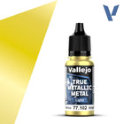 Gamers Guild AZ Vallejo Vallejo True Metallic Metal (Light): Radiant Yellow (18 ml) (Pre-Order) AGD