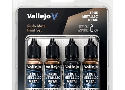 Gamers Guild AZ Vallejo Vallejo: True Metallic Metal - Rusty Metal Color Set (Pre-Order) ACD Distribution