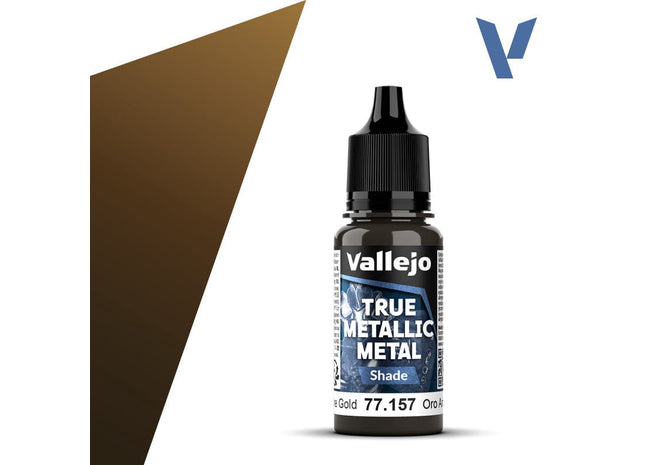 Gamers Guild AZ Vallejo Vallejo True Metallic Metal (Shade): Arcane Gold (18 ml) (Pre-Order) AGD