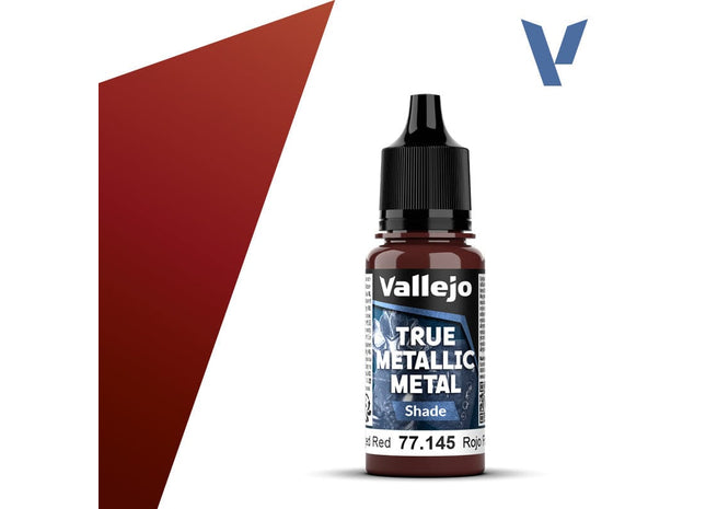 Gamers Guild AZ Vallejo Vallejo True Metallic Metal (Shade): Forged Red (18 ml) (Pre-Order) AGD