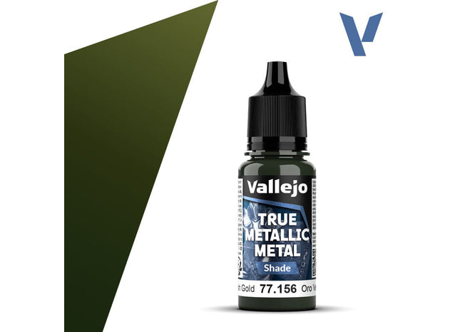 Gamers Guild AZ Vallejo Vallejo True Metallic Metal (Shade): Greenish Gold (18 ml) (Pre-Order) AGD