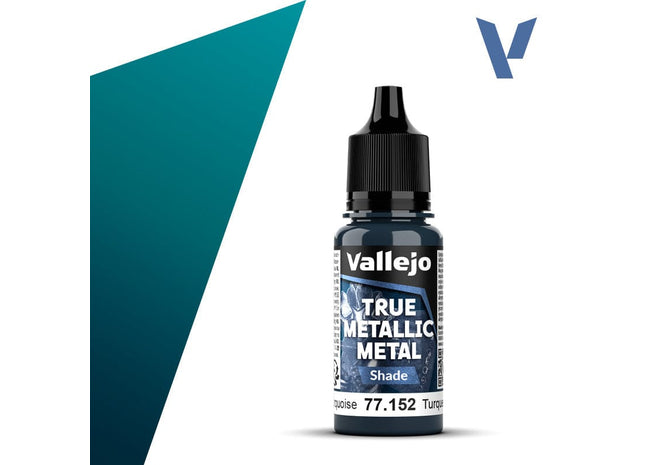 Gamers Guild AZ Vallejo Vallejo True Metallic Metal (Shade): Hydra Turquoise (18 ml) (Pre-Order) AGD