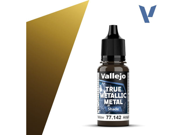 Gamers Guild AZ Vallejo Vallejo True Metallic Metal (Shade): Radiant Yellow (18 ml) (Pre-Order) AGD