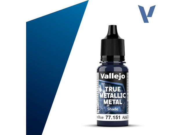Gamers Guild AZ Vallejo Vallejo True Metallic Metal (Shade): Sapphire Blue (18 ml) (Pre-Order) AGD