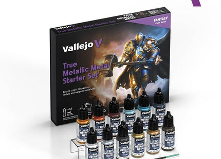 Gamers Guild AZ Vallejo Vallejo: True Metallic Metal - Starter Set (Pre-Order) AGD
