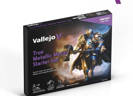 Gamers Guild AZ Vallejo Vallejo: True Metallic Metal - Starter Set (Pre-Order) AGD