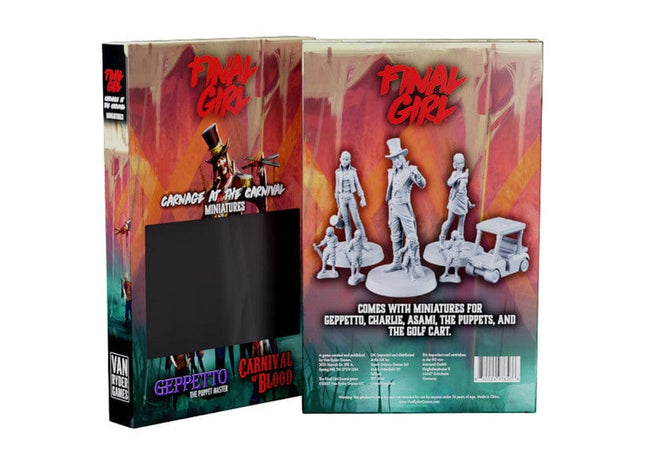 Gamers Guild AZ Van Ryder Games Final Girl: Carnage at the Carnival Miniatures (Pre-Order) Van Ryder Games