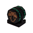 Gamers Guild AZ Viper Sleeves Viper Copperhead Life Counter – Black w/ Green Viper Sleeves
