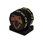 Gamers Guild AZ Viper Sleeves Viper Copperhead Life Counter – Black w/ Yellow Viper Sleeves