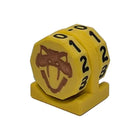 Gamers Guild AZ Viper Sleeves Viper Copperhead Life Counter – Yellow w/ Black Viper Sleeves