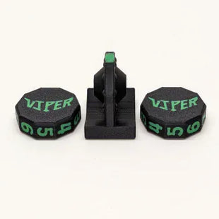 Gamers Guild AZ Viper Sleeves Viper Life Counter: Green Viper Sleeves