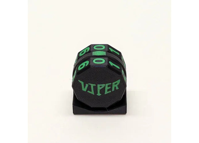 Gamers Guild AZ Viper Sleeves Viper Life Counter: Green Viper Sleeves