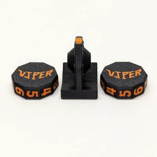 Gamers Guild AZ Viper Sleeves Viper Life Counter: Orange Viper Sleeves