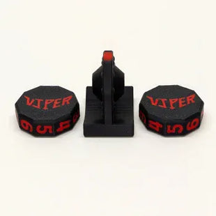 Gamers Guild AZ Viper Sleeves Viper Life Counter: Red Viper Sleeves