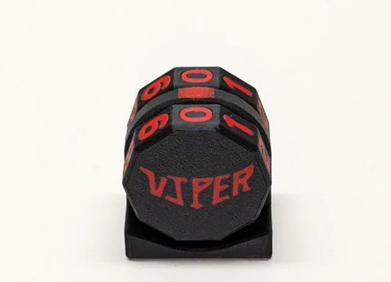 Gamers Guild AZ Viper Sleeves Viper Life Counter: Red Viper Sleeves