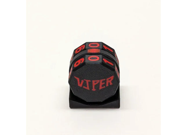 Gamers Guild AZ Viper Sleeves Viper Life Counter: Red Viper Sleeves