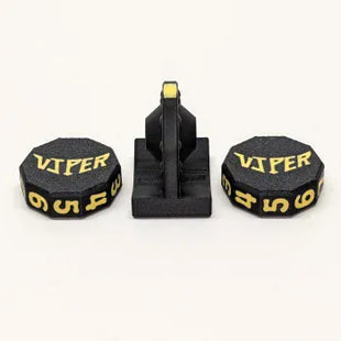Gamers Guild AZ Viper Sleeves Viper Life Counter: Yellow Viper Sleeves