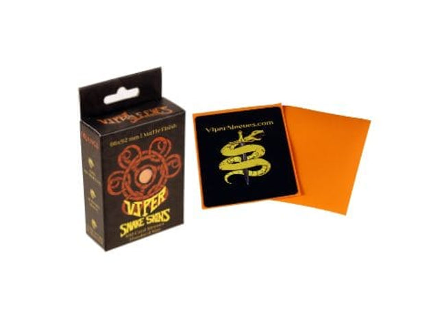 Gamers Guild AZ Viper Sleeves Viper Snakeskins: Orange Matte Standard (100ct) Viper Sleeves