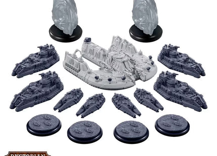 Gamers Guild AZ Warcradle Studios Dystopian Wars: Abydos Battlefleet Set Occam Distribution