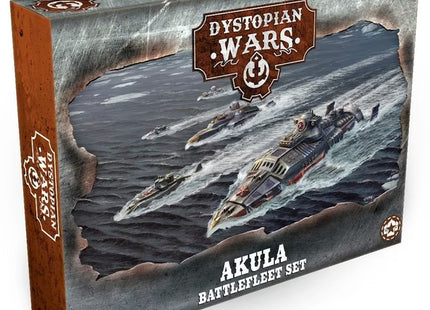 Gamers Guild AZ Warcradle Studios Dystopian Wars: Akula Battlefleet Set Occam Distribution