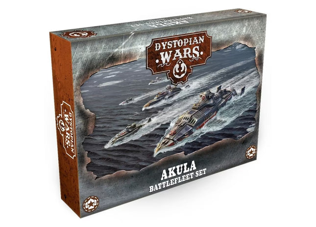 Gamers Guild AZ Warcradle Studios Dystopian Wars: Akula Battlefleet Set Occam Distribution