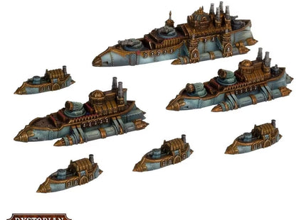 Gamers Guild AZ Warcradle Studios Dystopian Wars: Anatolia Battlefleet Set Occam Distribution