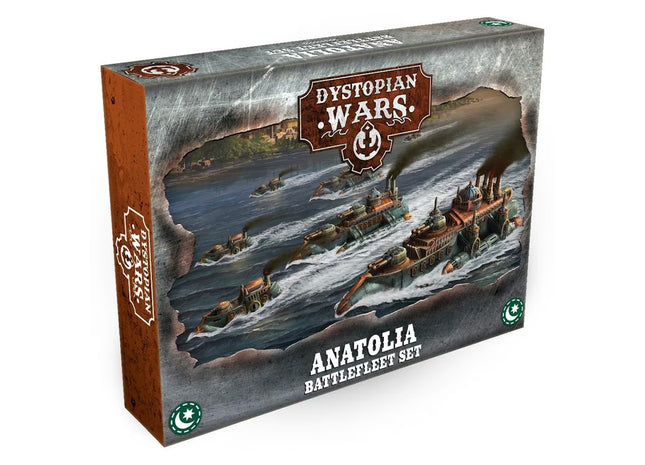 Gamers Guild AZ Warcradle Studios Dystopian Wars: Anatolia Battlefleet Set Occam Distribution