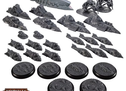 Gamers Guild AZ Warcradle Studios Dystopian Wars: Archimedes Battlefleet Set Occam Distribution