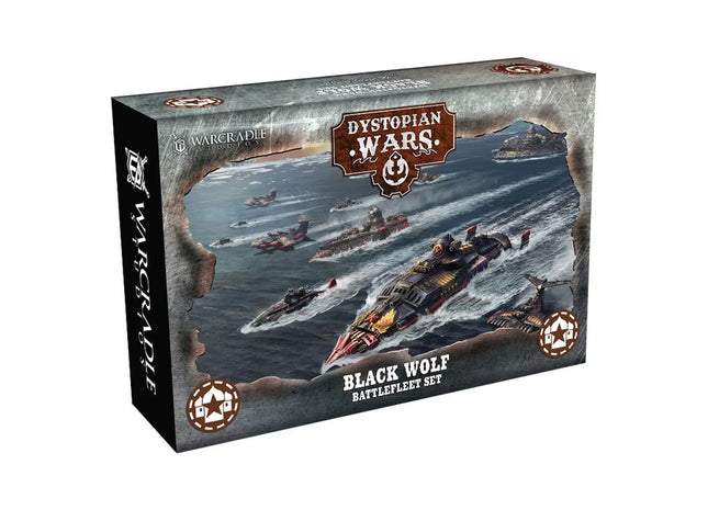 Gamers Guild AZ Warcradle Studios Dystopian Wars: Black Wolf Battlefleet Set Occam Distribution