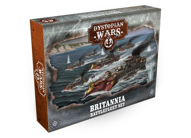 Gamers Guild AZ Warcradle Studios Dystopian Wars: Britannia Battlefleet Set Occam Distribution