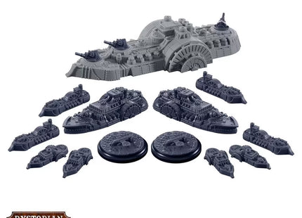 Gamers Guild AZ Warcradle Studios Dystopian Wars: Columbia Battlefleet Set Occam Distribution