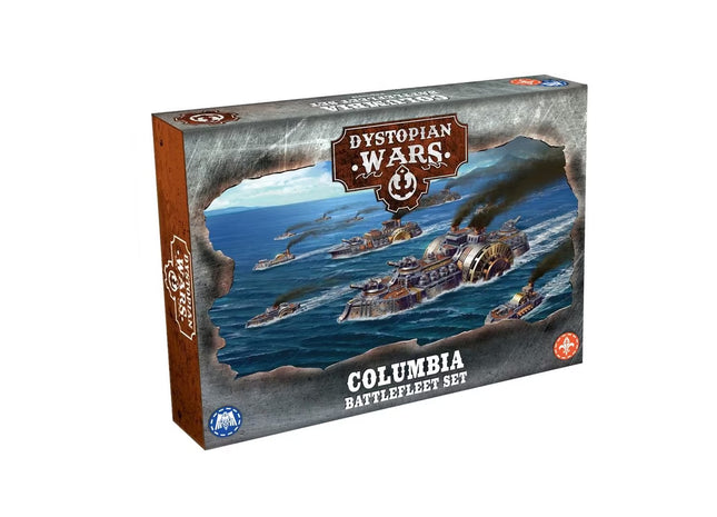 Gamers Guild AZ Warcradle Studios Dystopian Wars: Columbia Battlefleet Set Occam Distribution