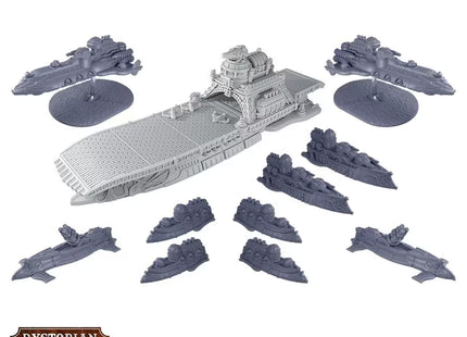 Gamers Guild AZ Warcradle Studios Dystopian Wars: Couronne Battlefleet Set Occam Distribution