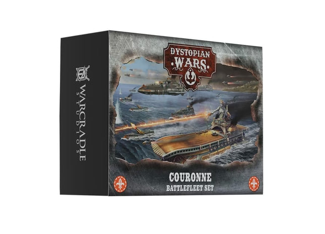 Gamers Guild AZ Warcradle Studios Dystopian Wars: Couronne Battlefleet Set Occam Distribution