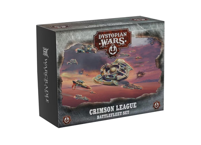 Gamers Guild AZ Warcradle Studios Dystopian Wars: Crimson League Battlefleet Set Occam Distribution