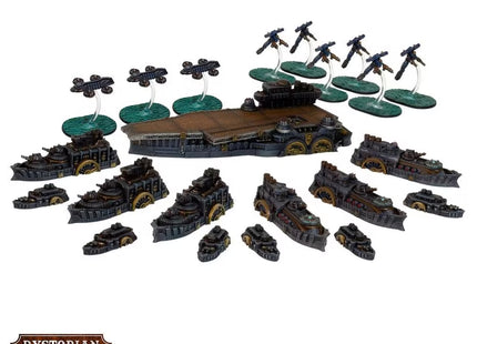 Gamers Guild AZ Warcradle Studios Dystopian Wars: Enterprise Battlefleet Set Occam Distribution