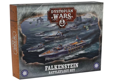 Gamers Guild AZ Warcradle Studios Dystopian Wars: Falkenstein Battlefleet Set Occam Distribution
