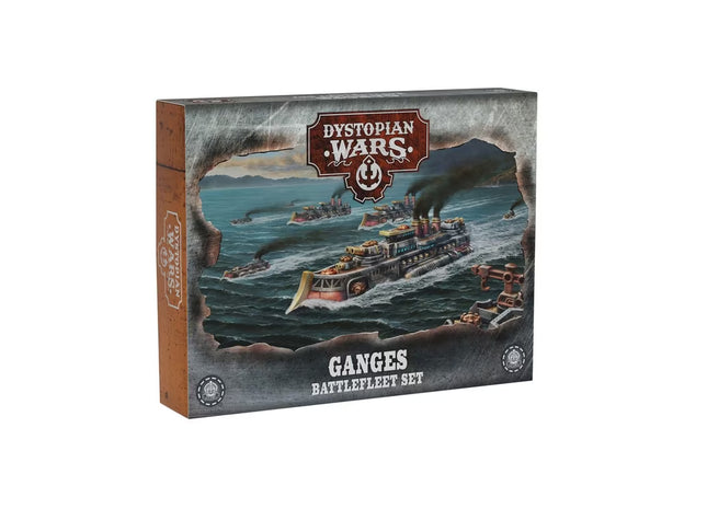 Gamers Guild AZ Warcradle Studios Dystopian Wars: Ganges Battlefleet Set Occam Distribution