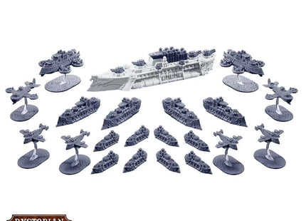 Gamers Guild AZ Warcradle Studios Dystopian Wars: Gloriana Battlefleet Set Occam Distribution