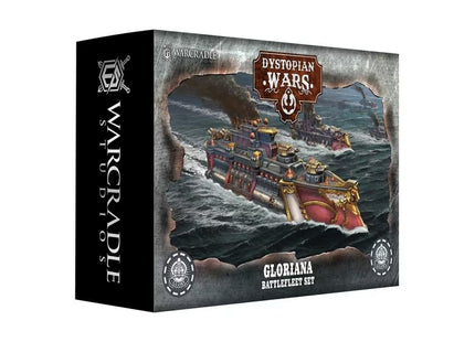 Gamers Guild AZ Warcradle Studios Dystopian Wars: Gloriana Battlefleet Set Occam Distribution