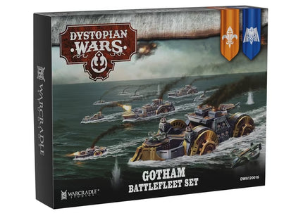 Gamers Guild AZ Warcradle Studios Dystopian Wars: Gotham Battlefleet Set Occam Distribution