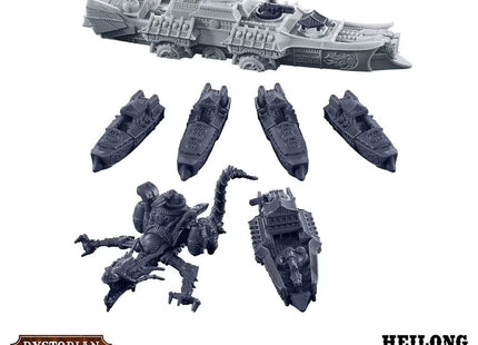 Gamers Guild AZ Warcradle Studios Dystopian Wars: Heilong Battlefleet Set Occam Distribution