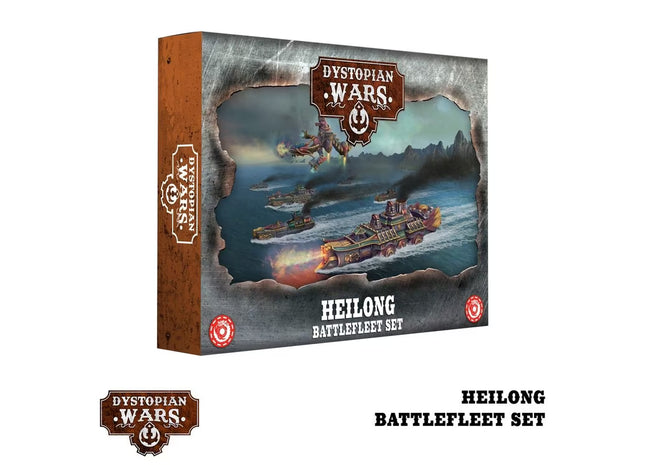 Gamers Guild AZ Warcradle Studios Dystopian Wars: Heilong Battlefleet Set Occam Distribution