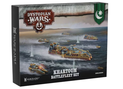 Gamers Guild AZ Warcradle Studios Dystopian Wars: Khartoum Battlefleet Set Occam Distribution
