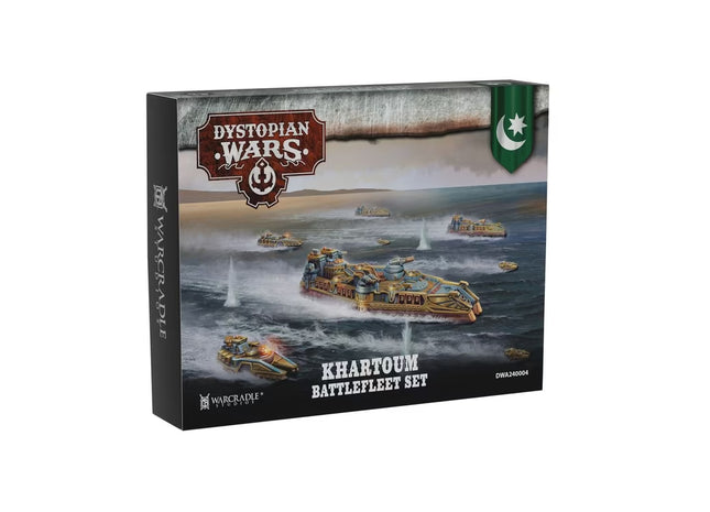 Gamers Guild AZ Warcradle Studios Dystopian Wars: Khartoum Battlefleet Set Occam Distribution